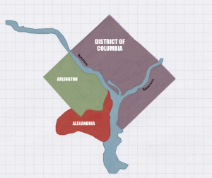 My digital map of Washington, DC